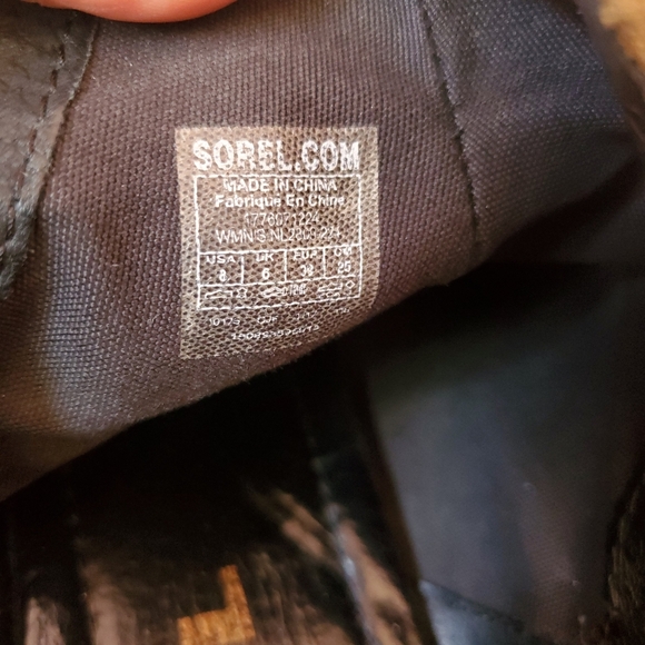 SOREL  lollapalooza cutout camel ankle booties. Size 8 - Picture 7 of 9